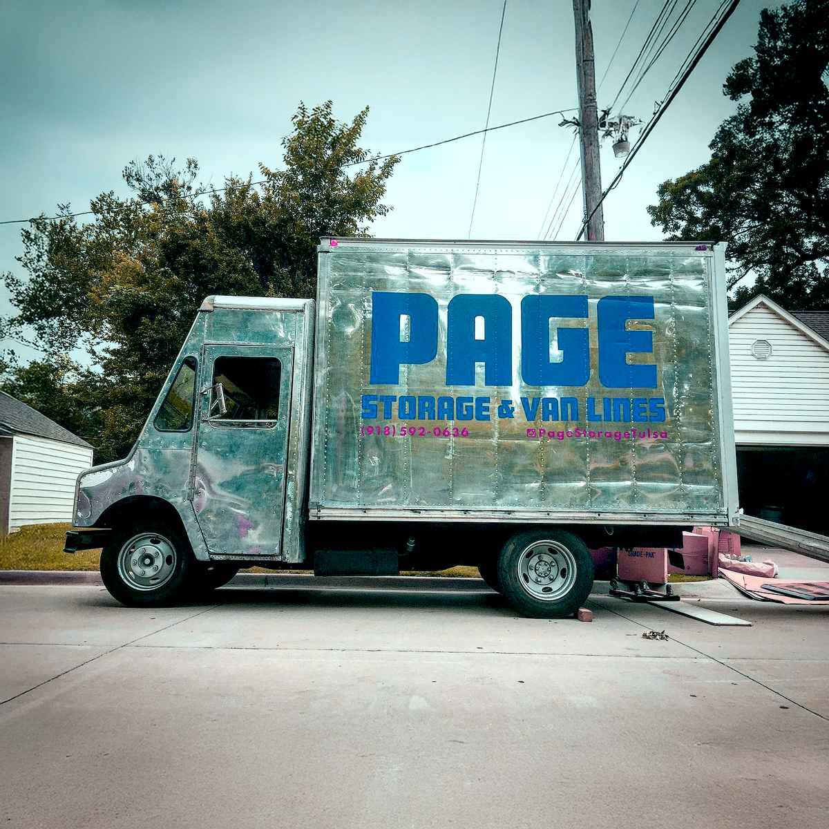 Page Storage & Van Lines logo (PS&)