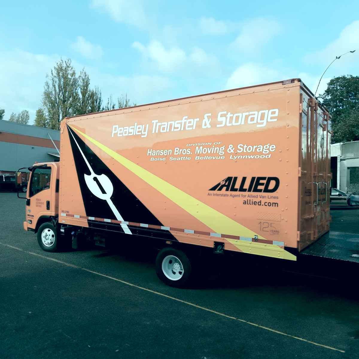 Peasley Transfer and Storage logo (PTA)