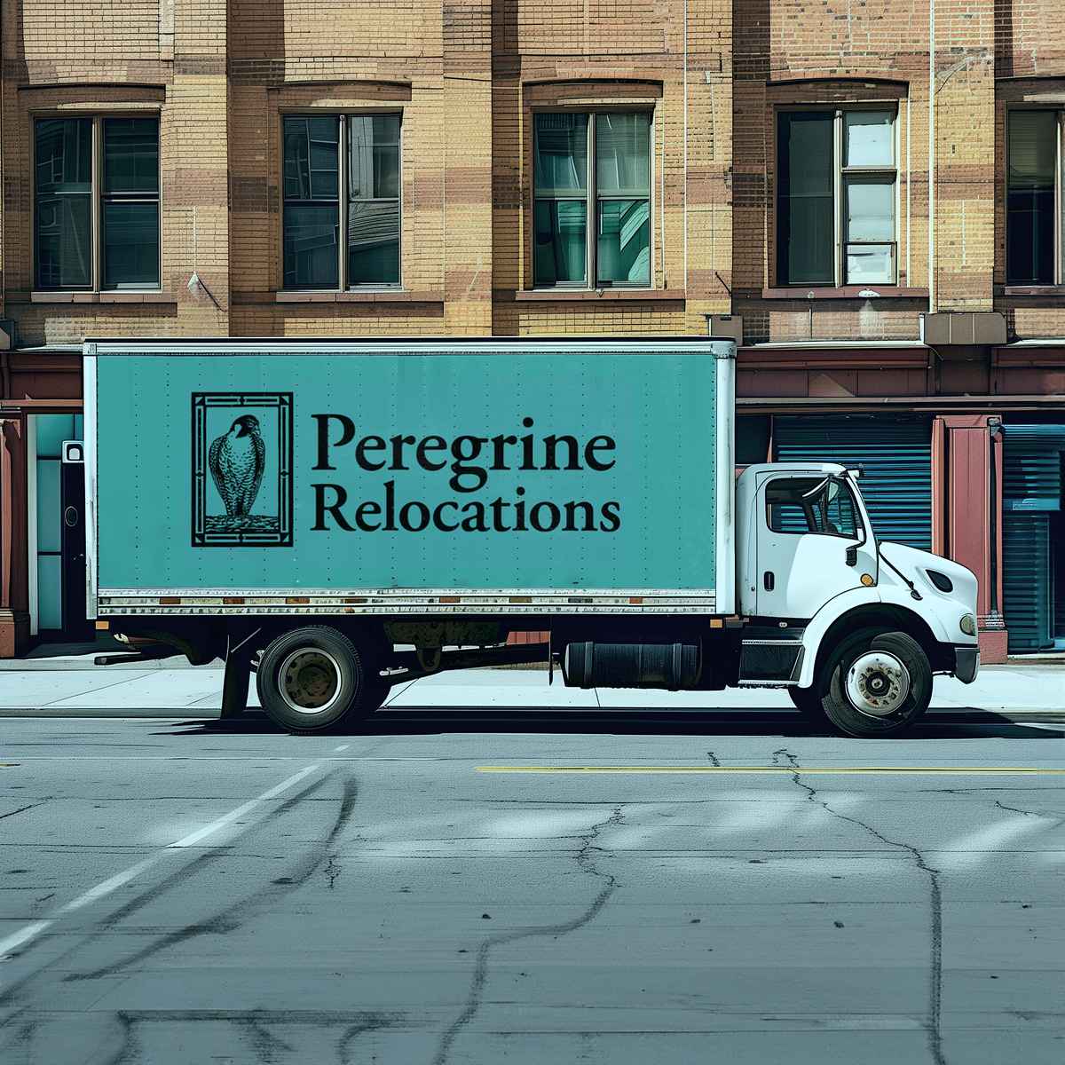 Peregrine Moving logo (PM)