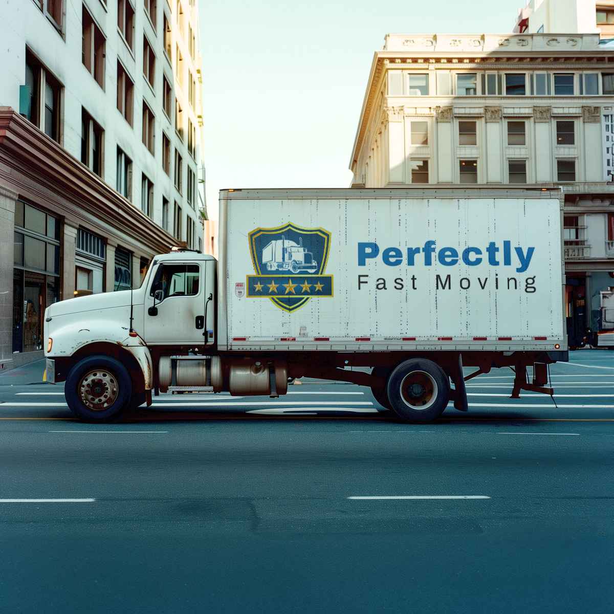 Perfectly Fast Moving logo (PFM)