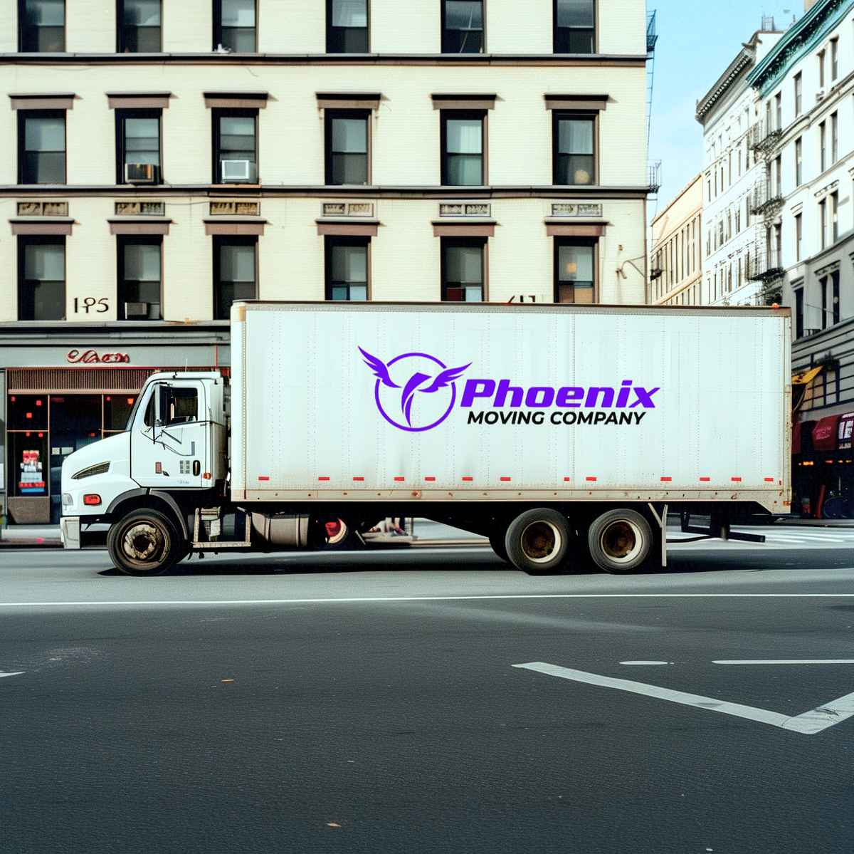Phoenix Moving logo (PM)