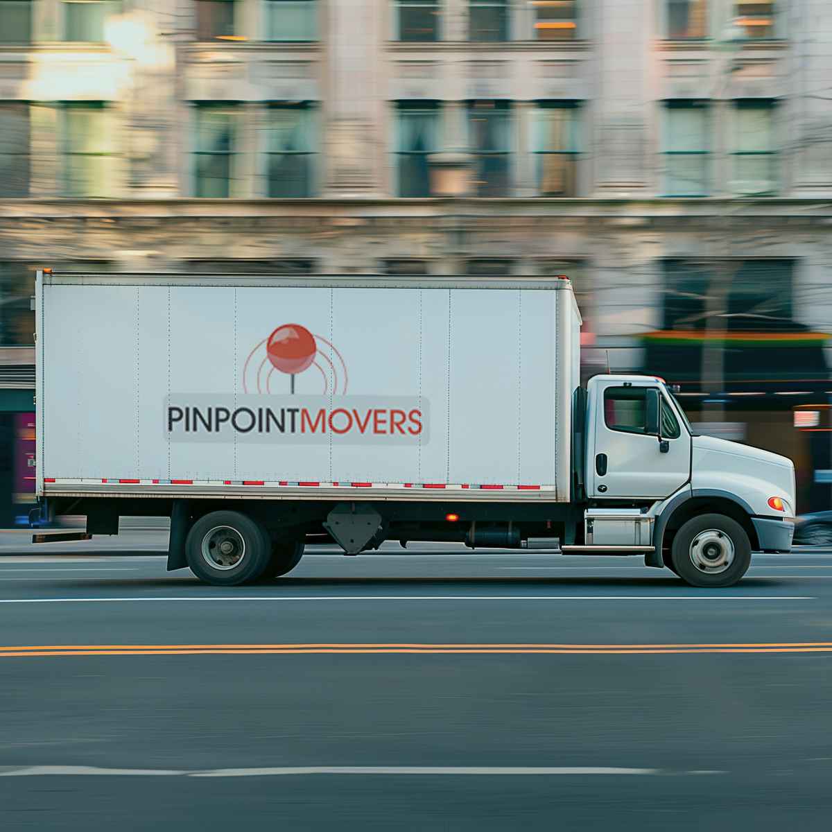 Pinpoint Movers logo (PM)