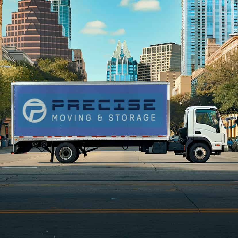 Precise Moving Storage logo (PMS)