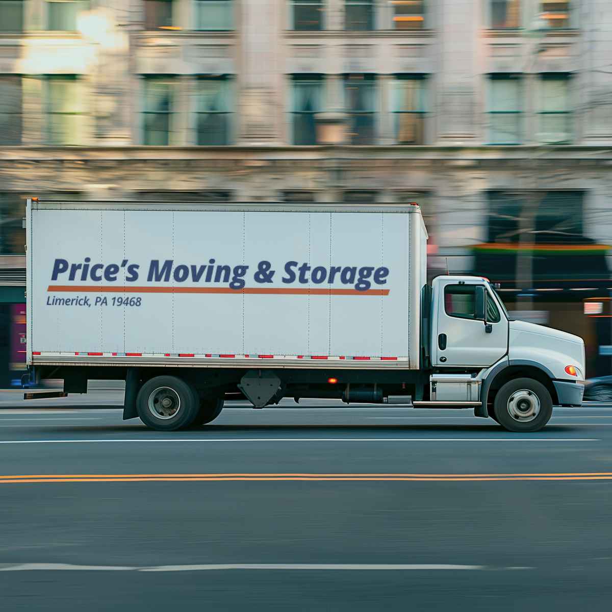 Price's Moving And Storage logo (PMA)