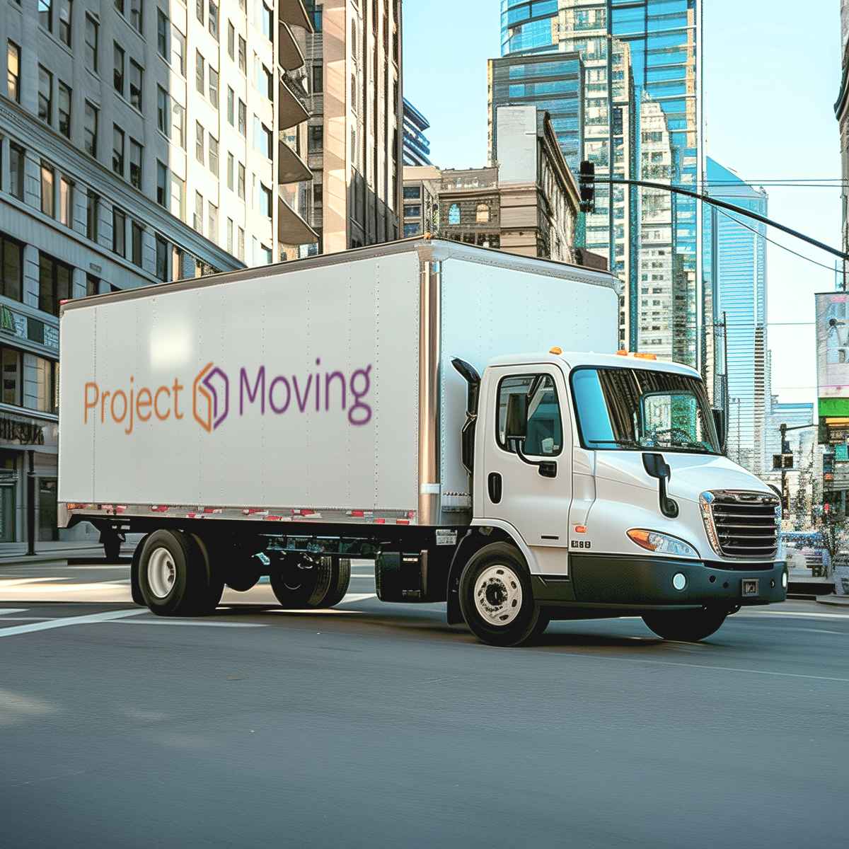 Project Moving logo (PM)