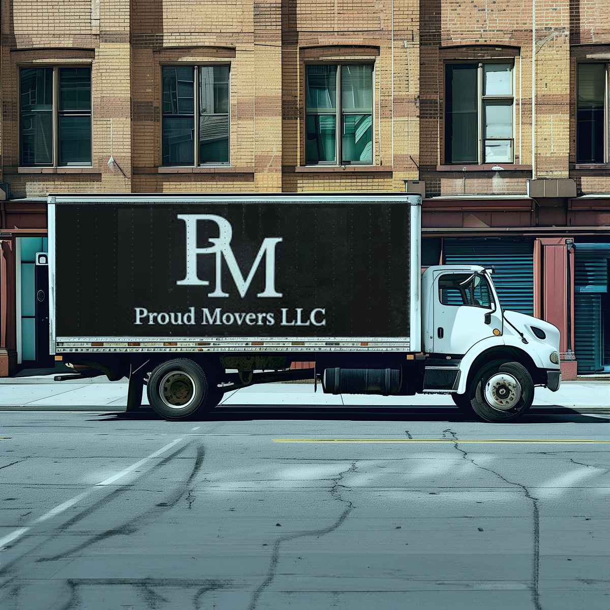 Proud Movers LLC logo (PML)