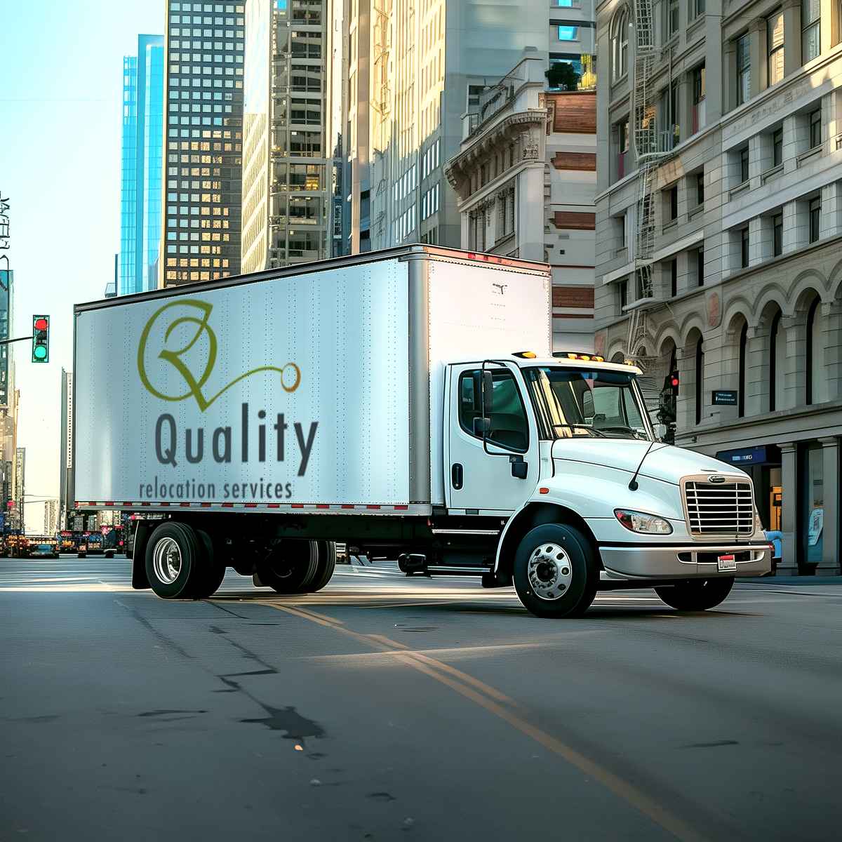 Quality Relocation logo (QR)