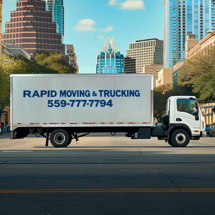 Rapid Moving And Trucking logo (RMA)