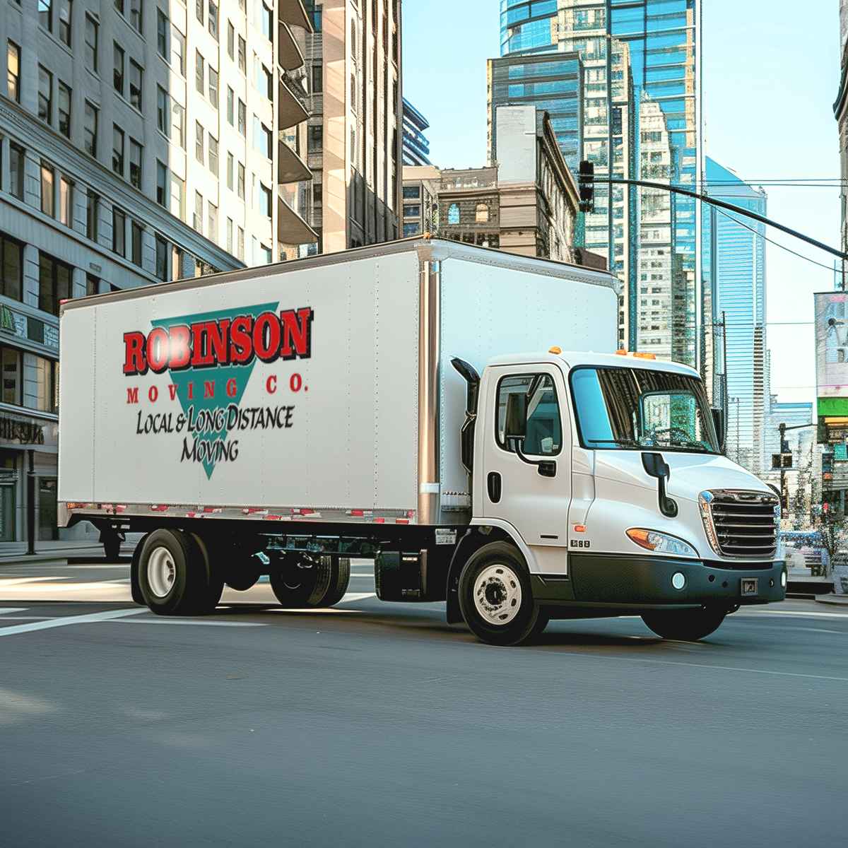 Robinson Moving logo (RM)