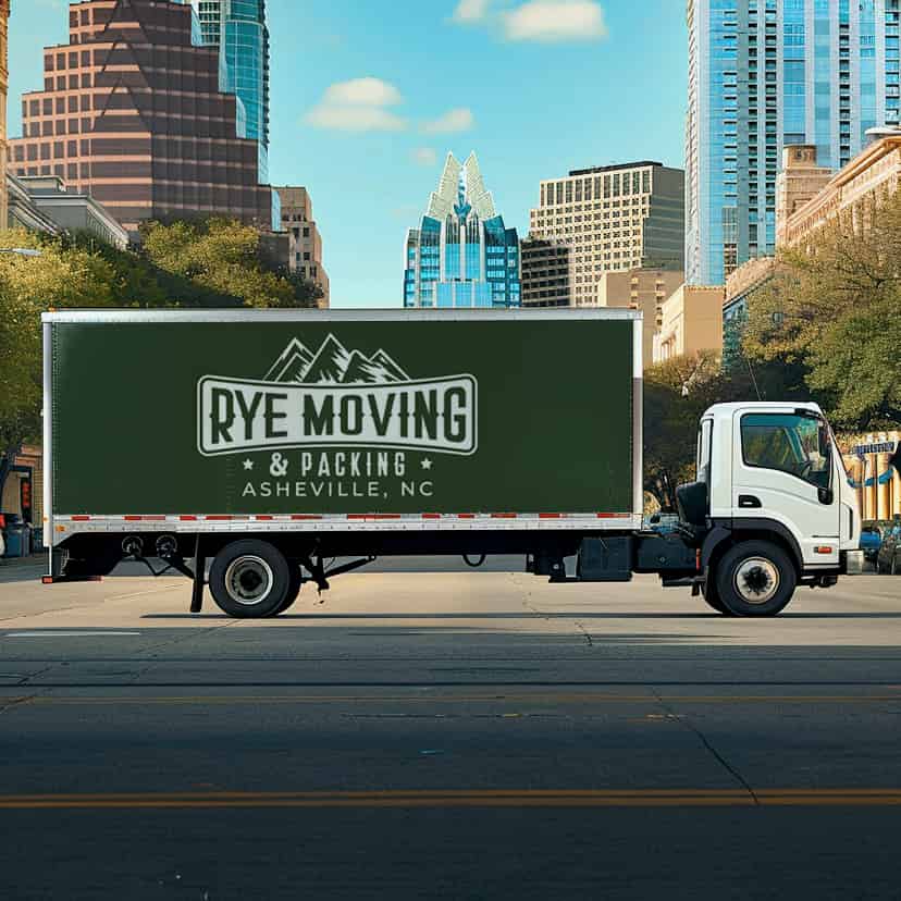 Rye Moving & Packing logo (RM&)