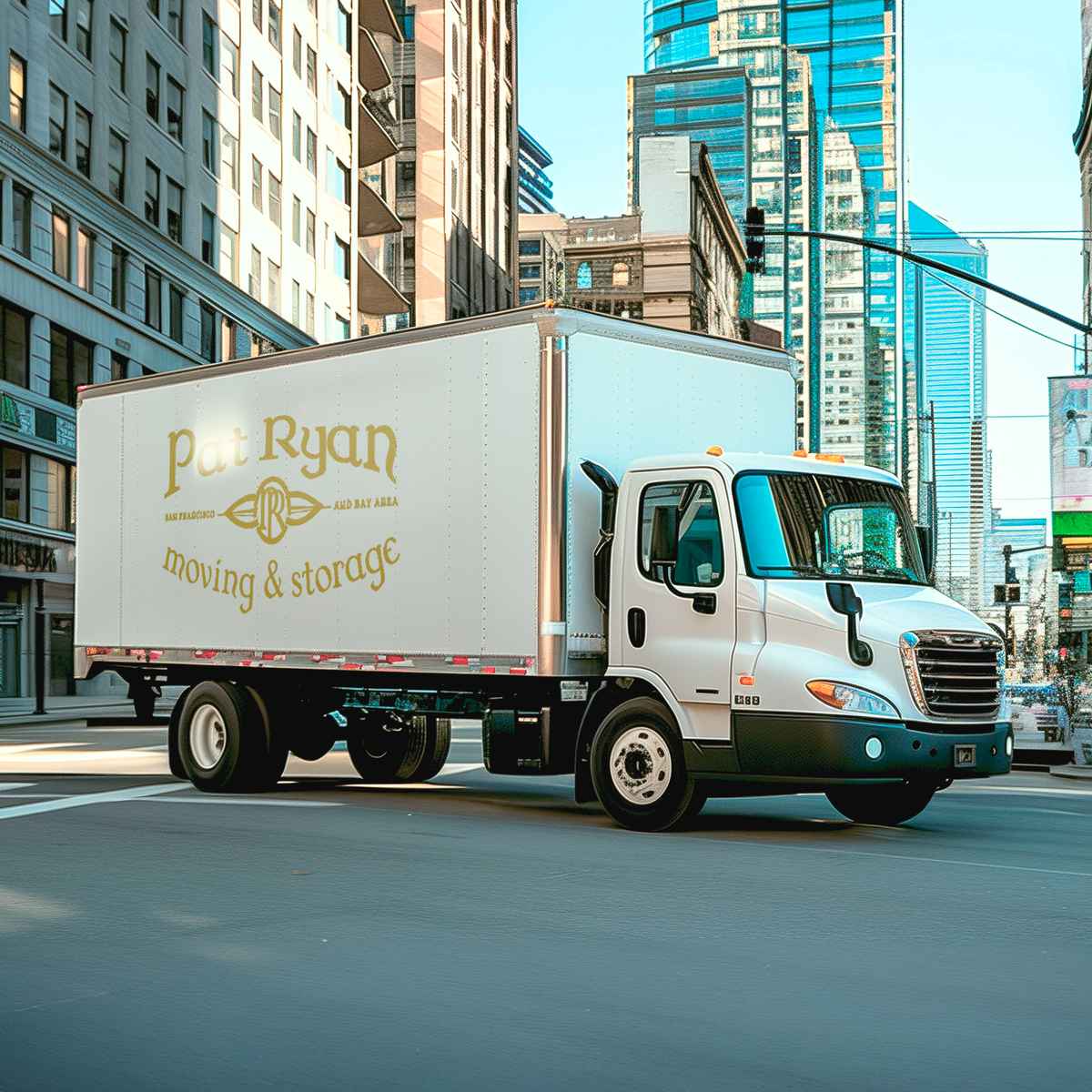 Pat Ryan Moving & Storage logo (PRM)