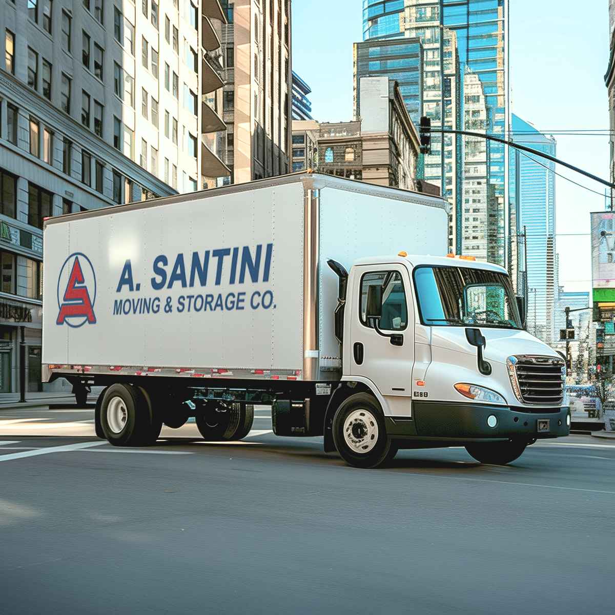 Santini Movers logo (SM)