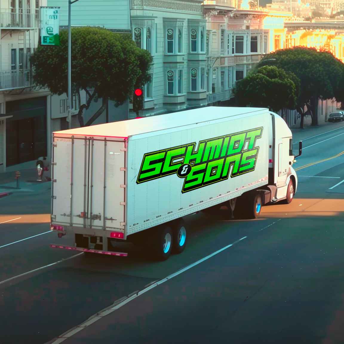Schmidt & Sons Building Movers logo (S&S)