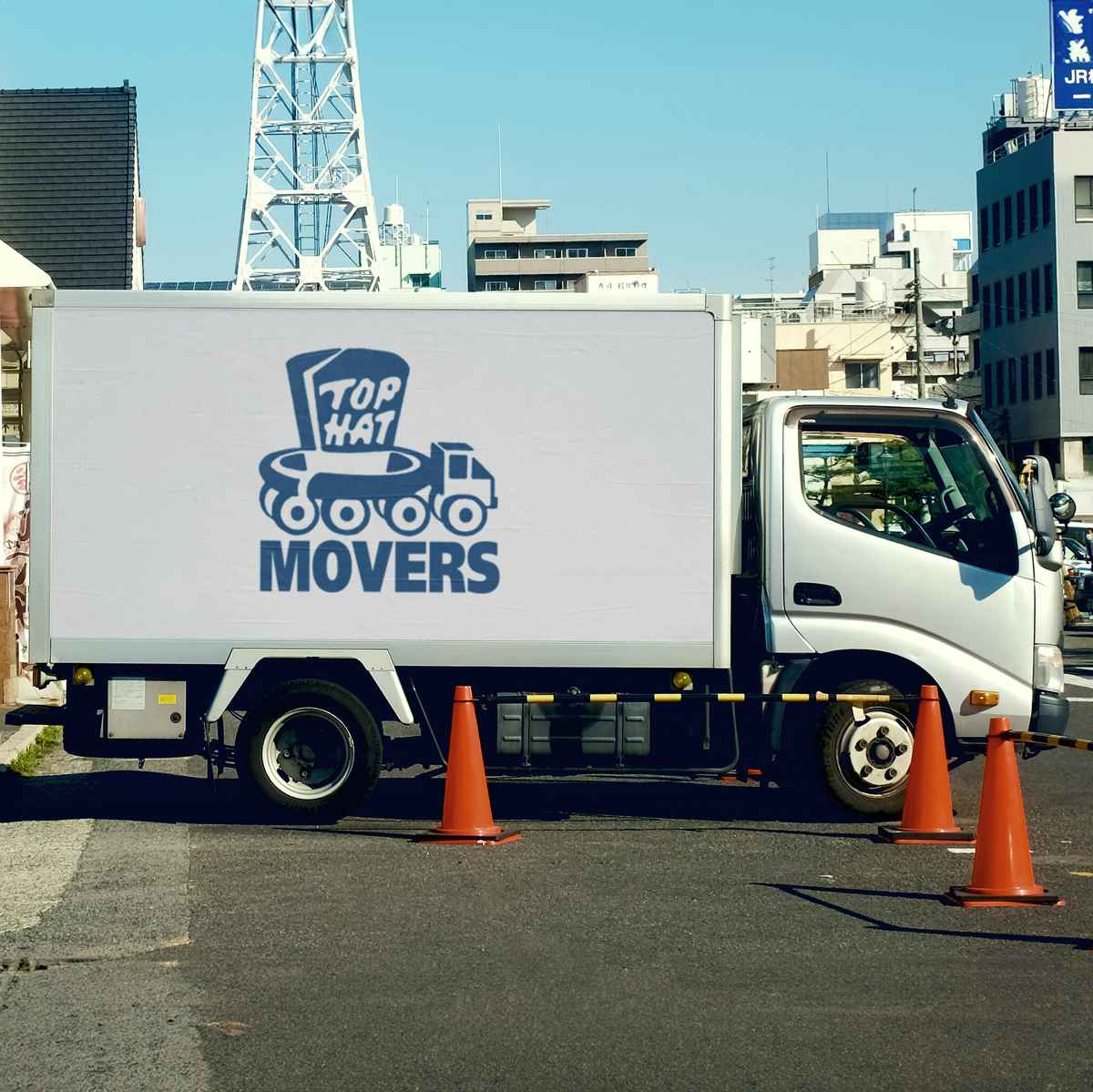 Top Hat Movers logo (THM)