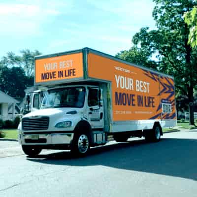 Vector Movers logo (VM)