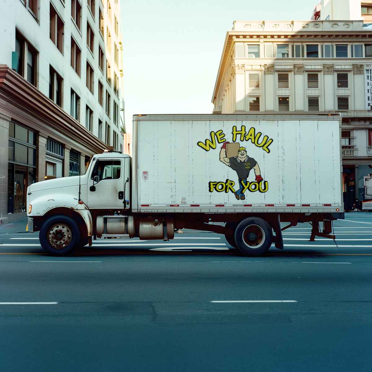 We Haul For You logo (WHF)