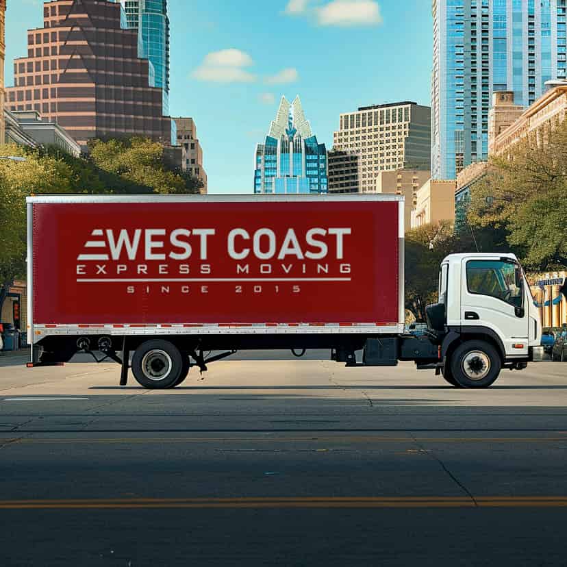 West Coast Express Moving logo (WCE)