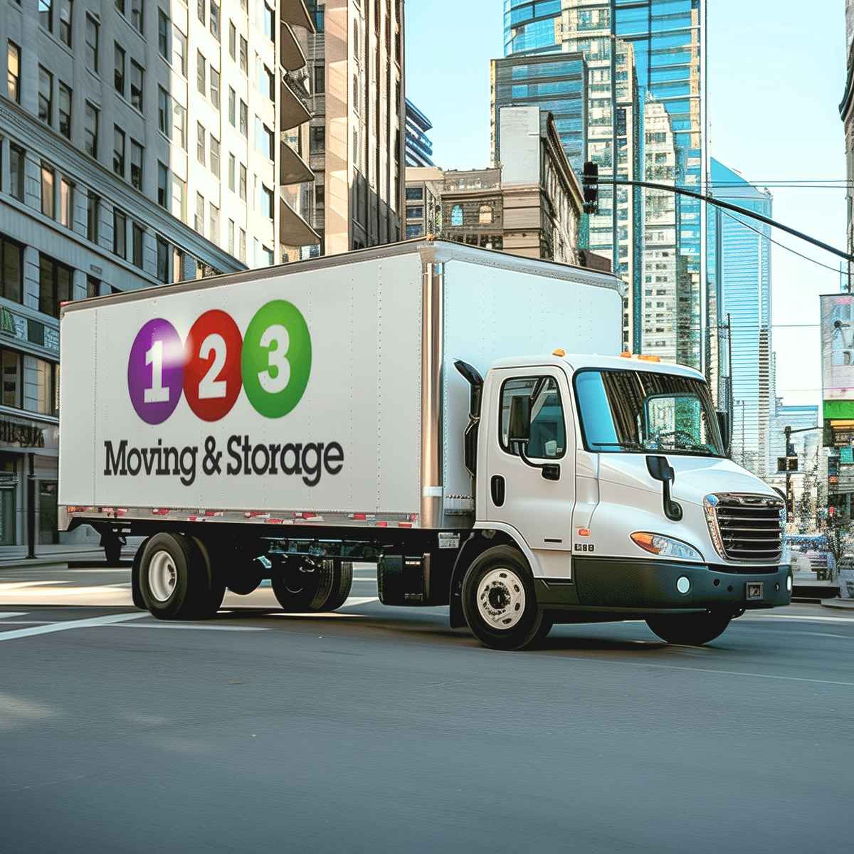 123 Moving and Storage logo