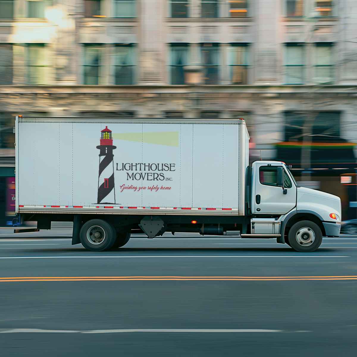 Lighthouse Movers logo