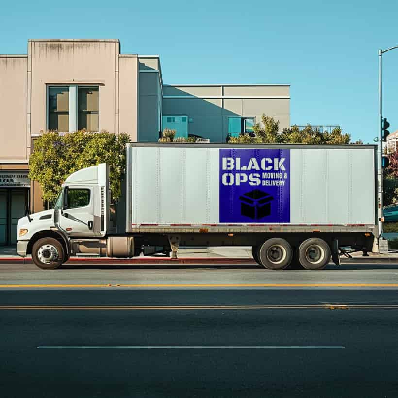Black Ops Moving and Delivery logo