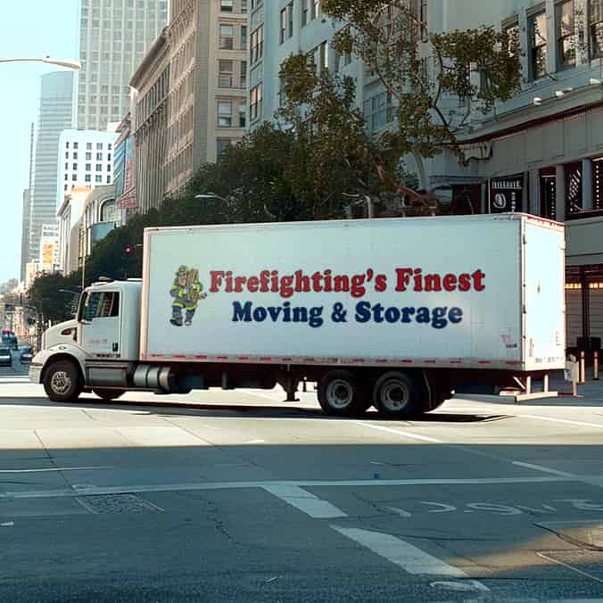 Firefighting's Finest Moving and Storage logo