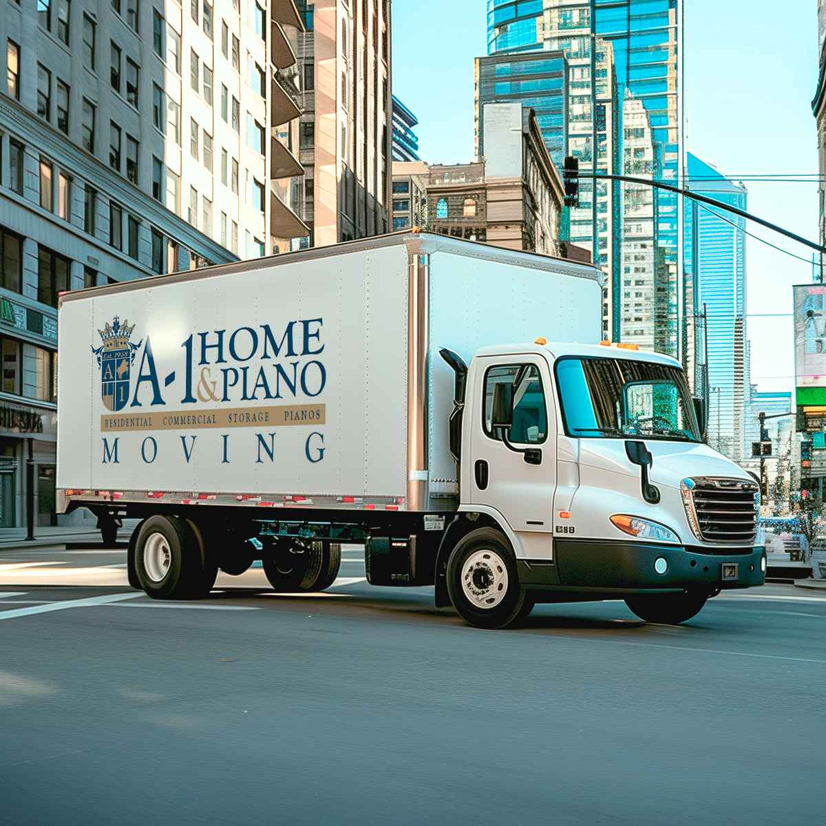 A-1 Home and Piano Moving logo