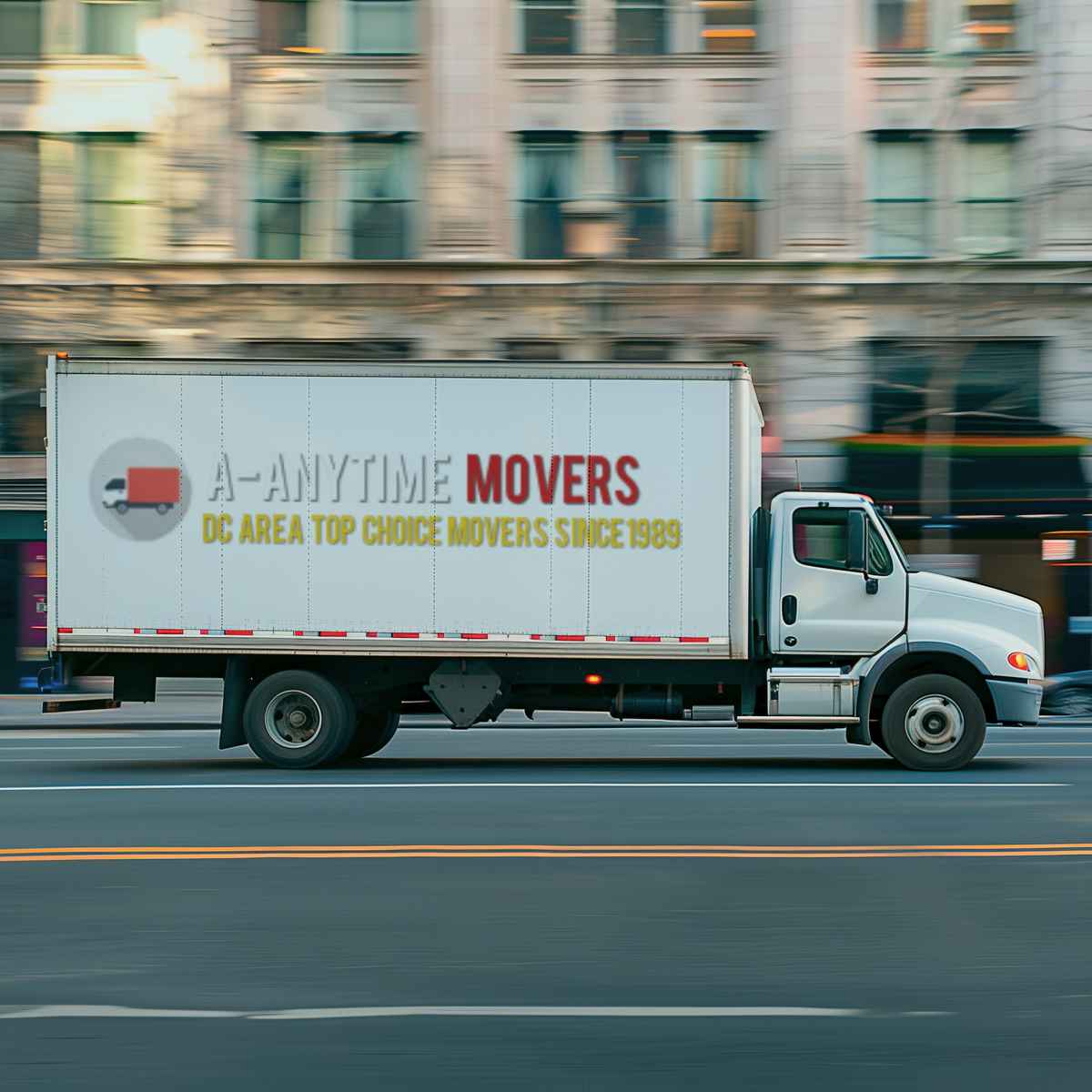 A Anytime Movers logo