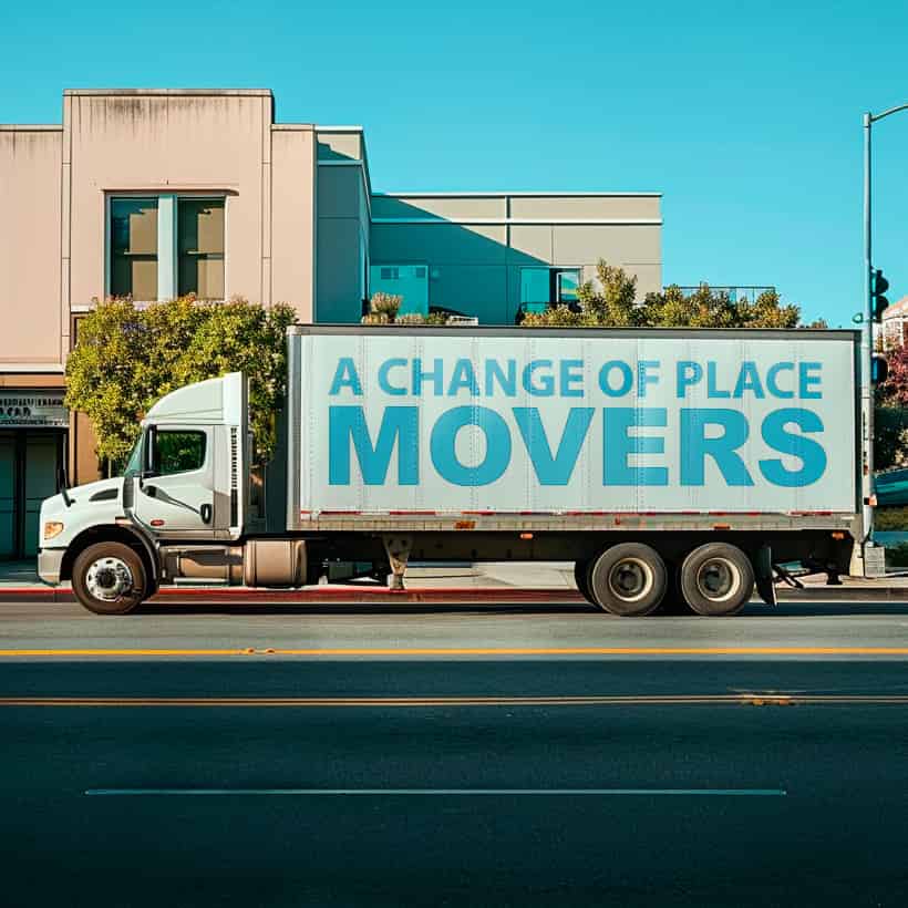 A Change of Place Movers logo