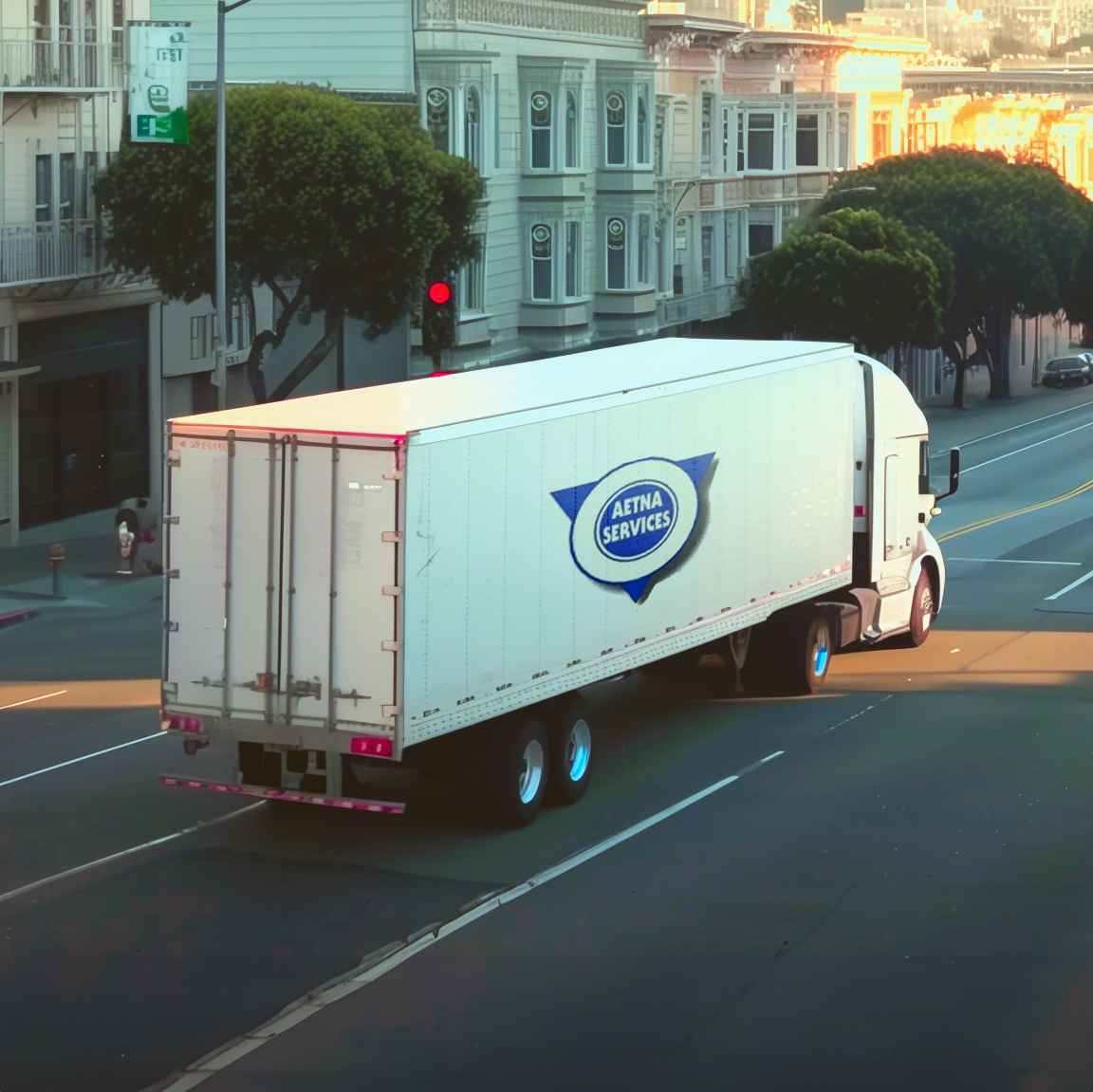 Aetna Moving & Storage logo