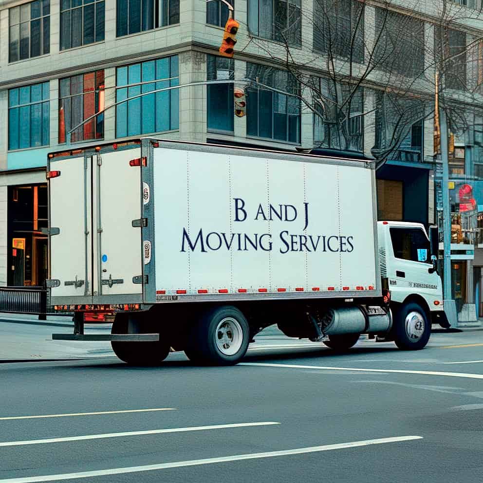 B and J Moving Services logo