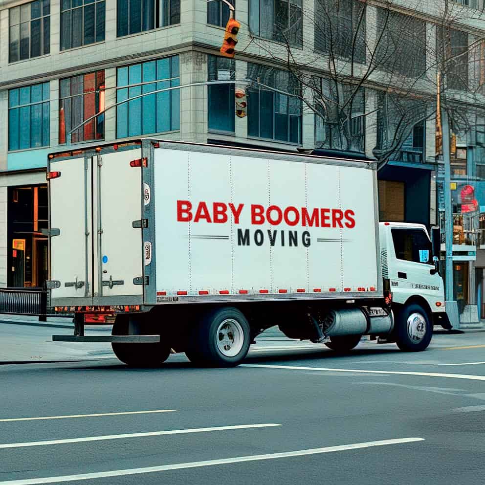 Baby Boomers Moving logo