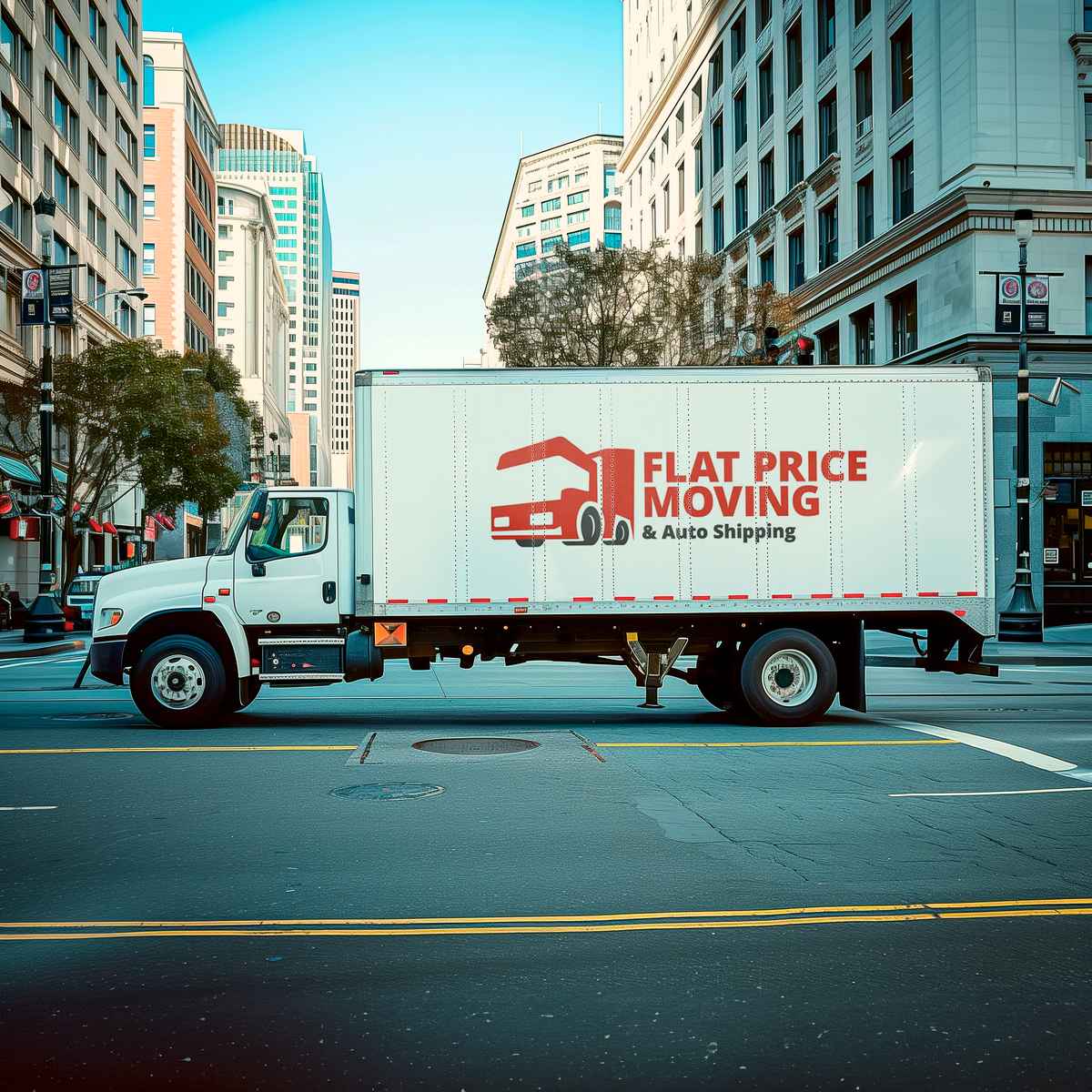 Flat Price Moving & Auto Shipping logo