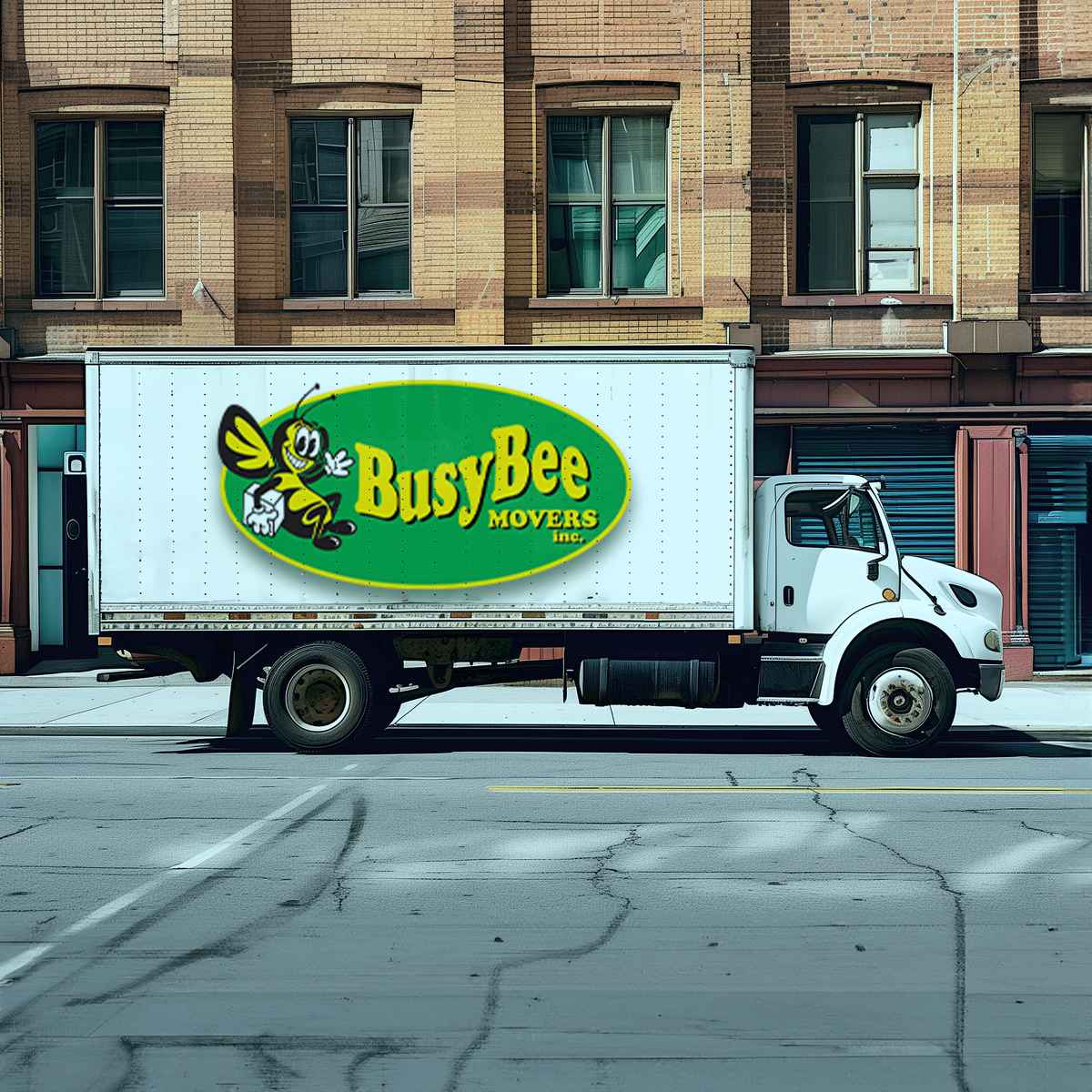 Busy Bee Movers logo