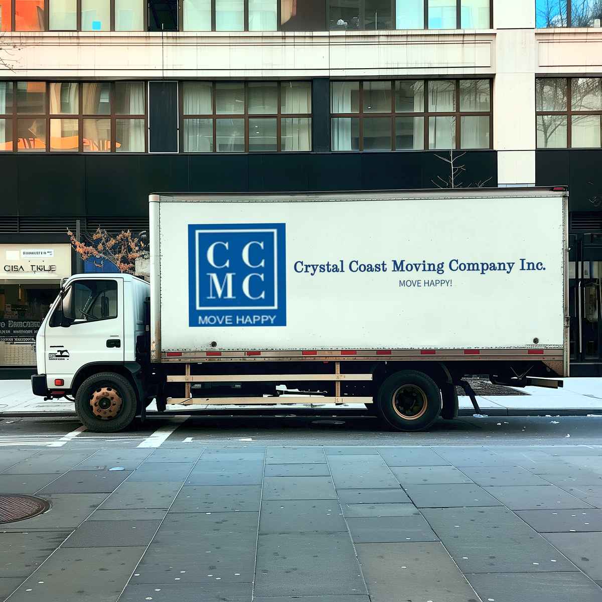 Crystal Coast Moving logo