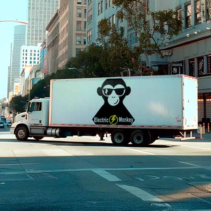Electric Monkey Moving logo