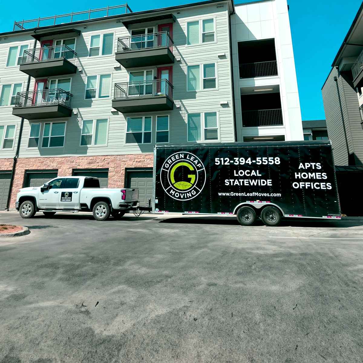 Green Leaf Moving logo