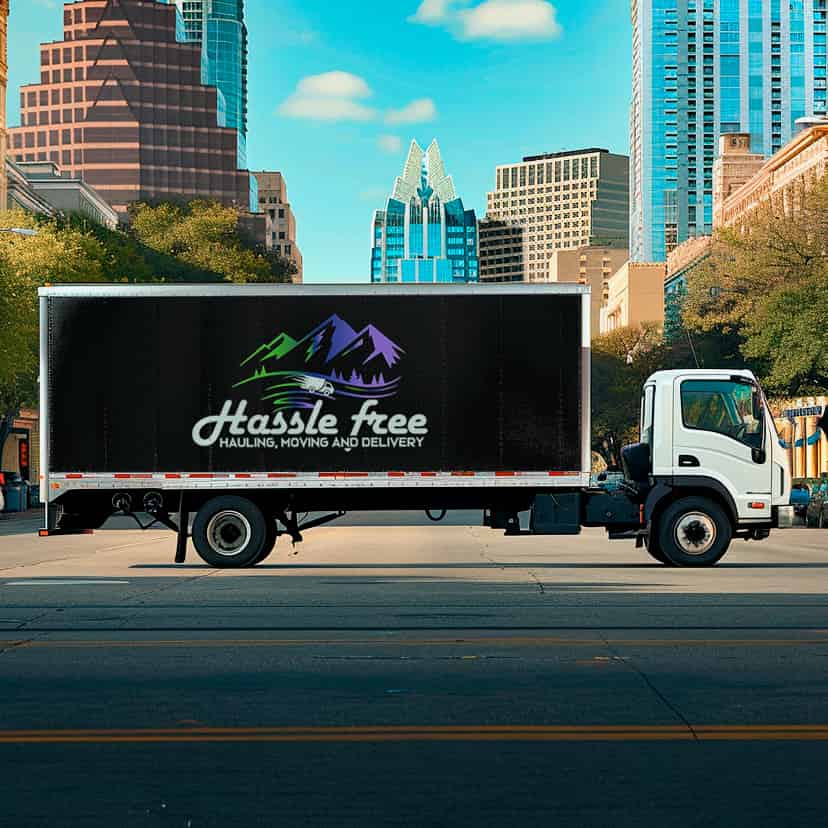 Hassle Free Hauling, Moving & Delivery logo