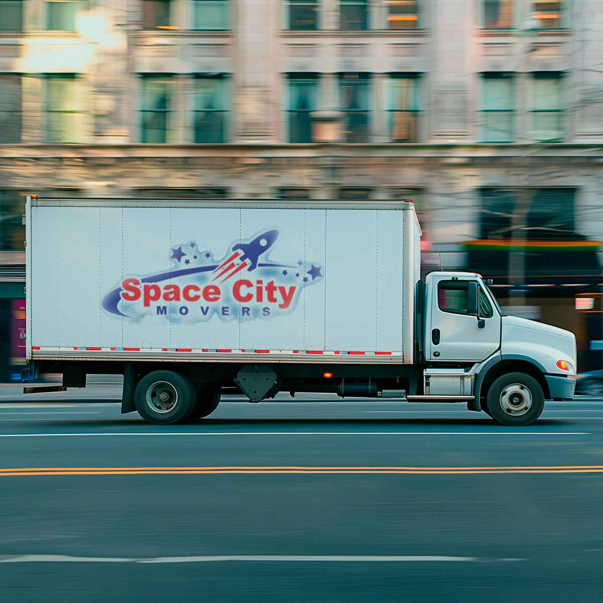 Space City Movers logo