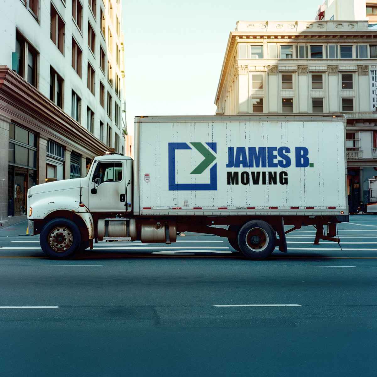 James B Moving logo
