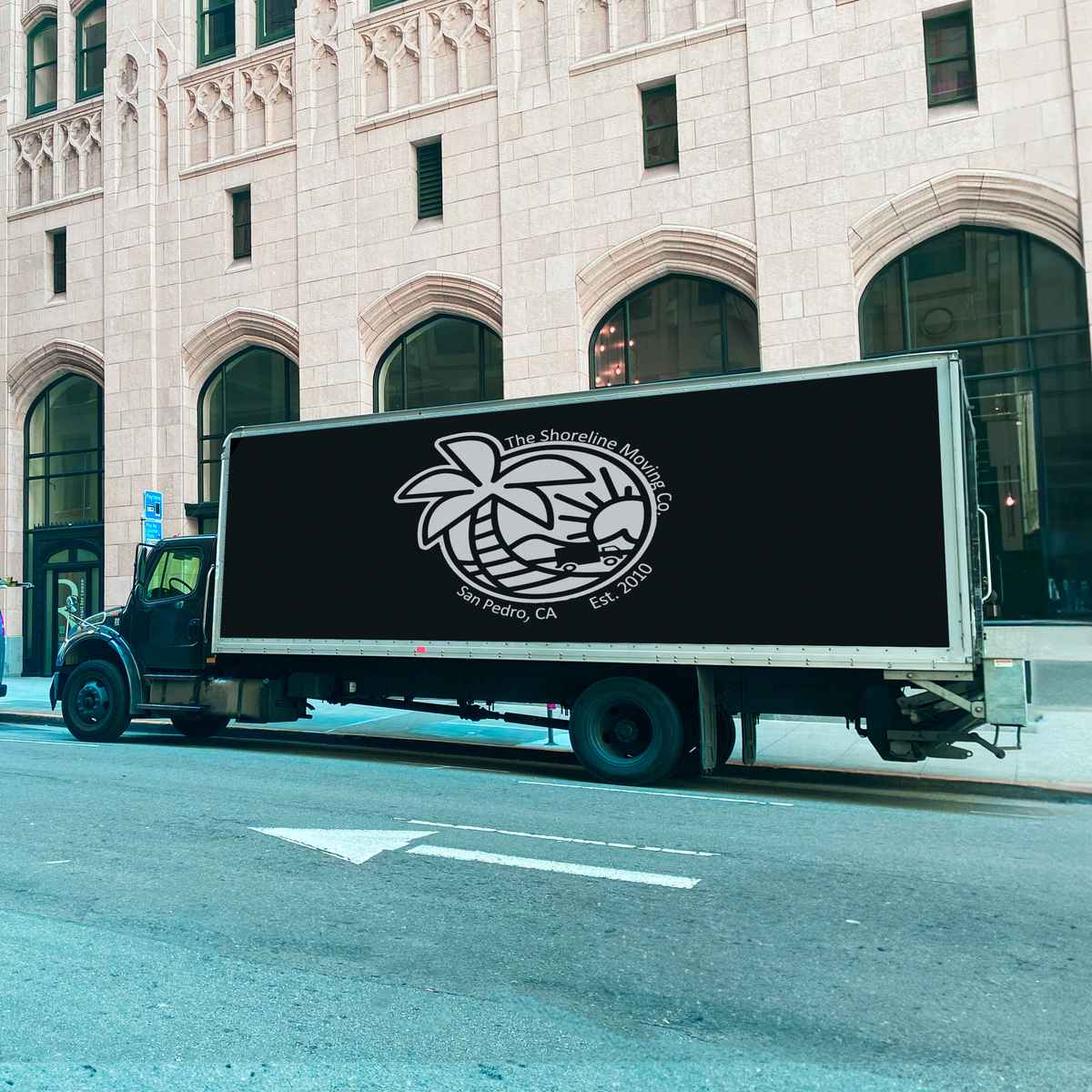 The Shoreline Moving Company logo