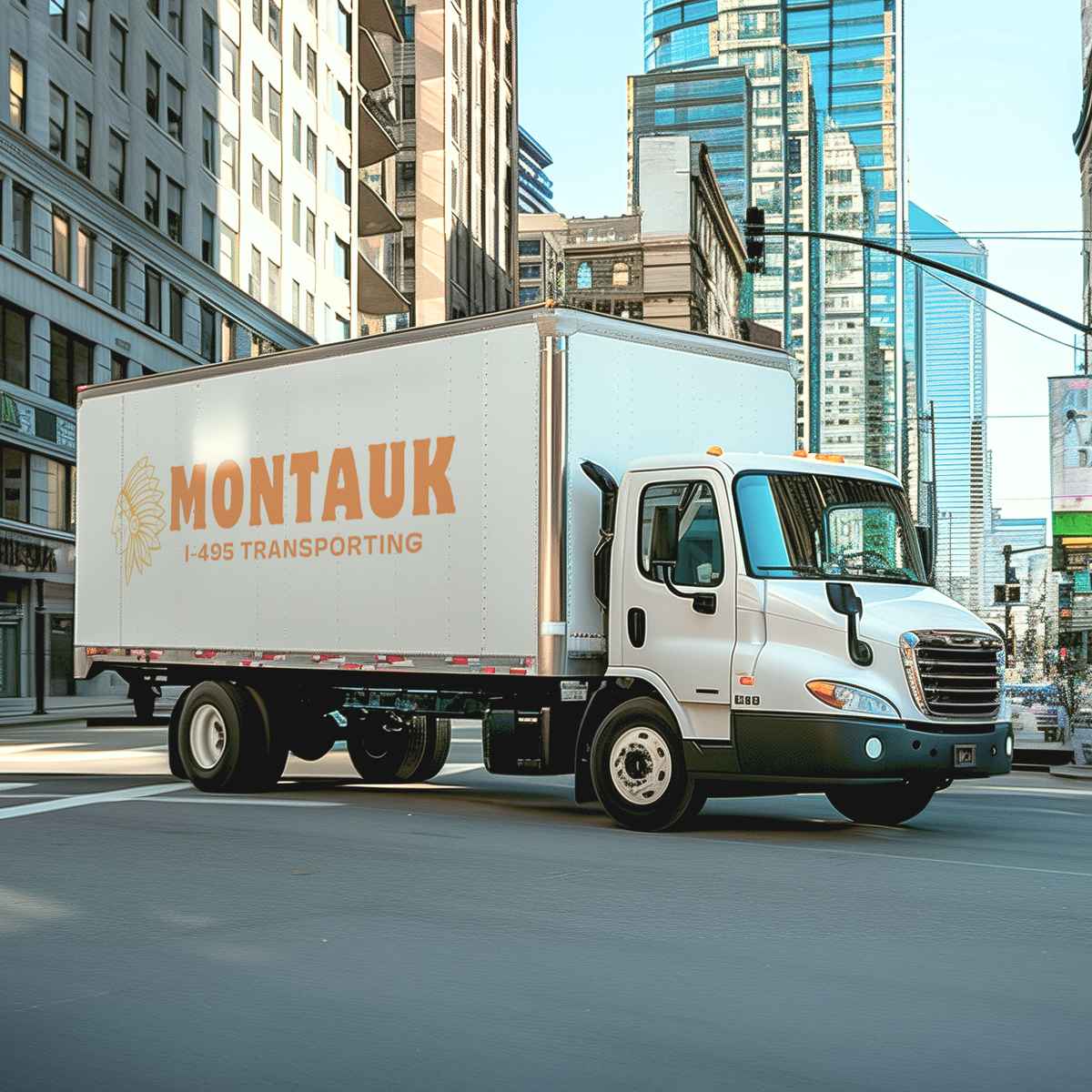 Montauk I-495 Transporting logo