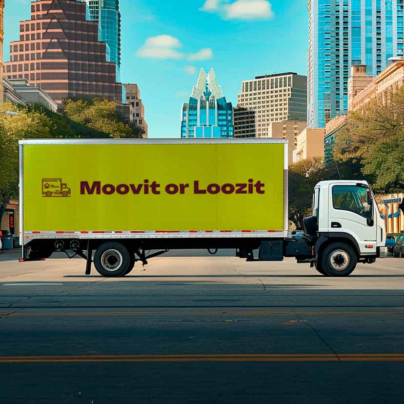 Moovit or Loozit Moving Co.  logo