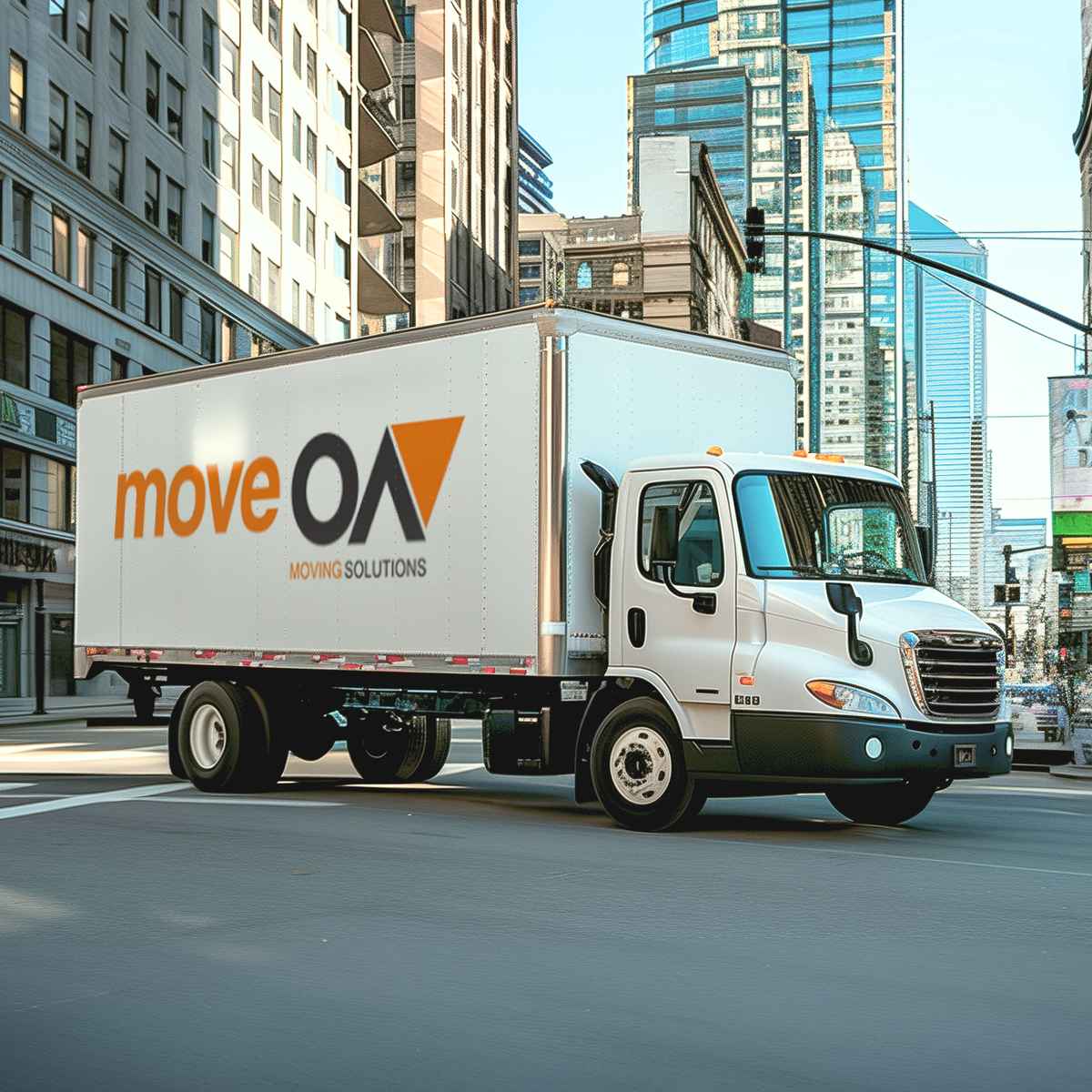 Move on Moving logo