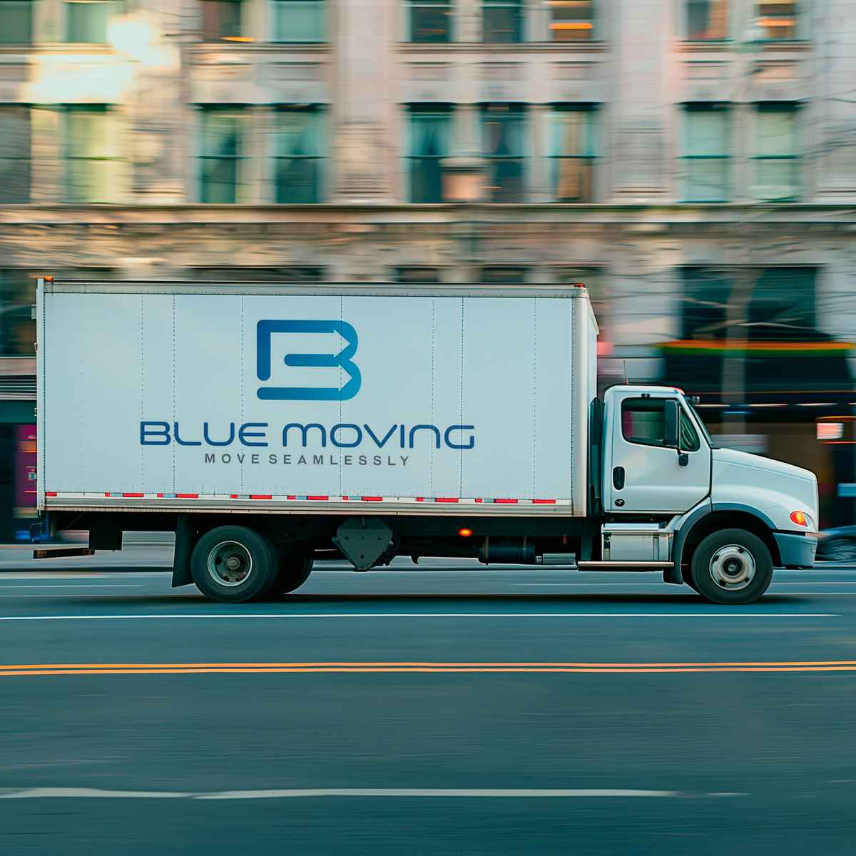 Blue Moving logo