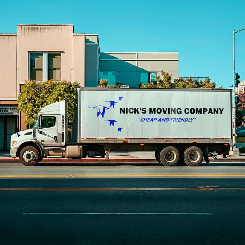 Nicks Moving Company logo