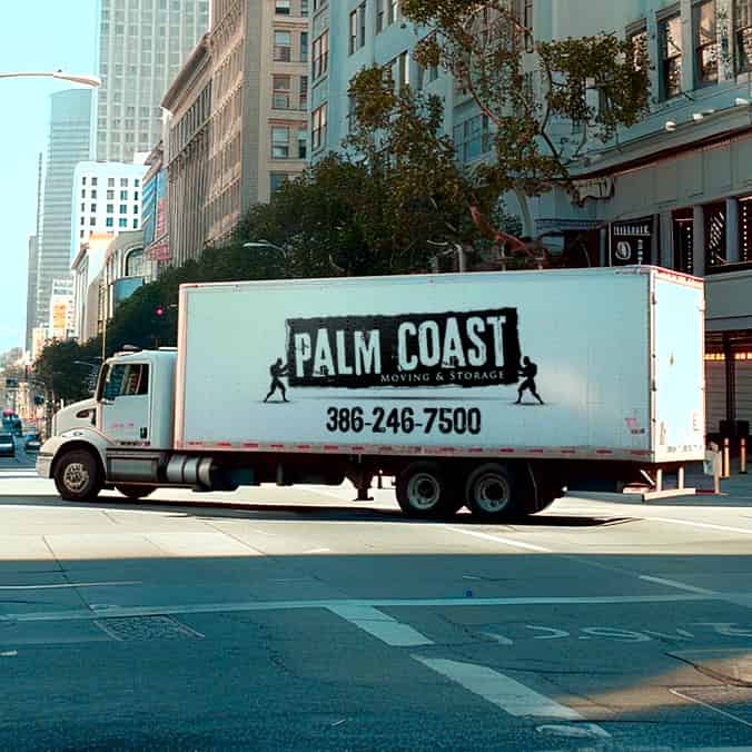 Palm Coast Moving & Storage logo