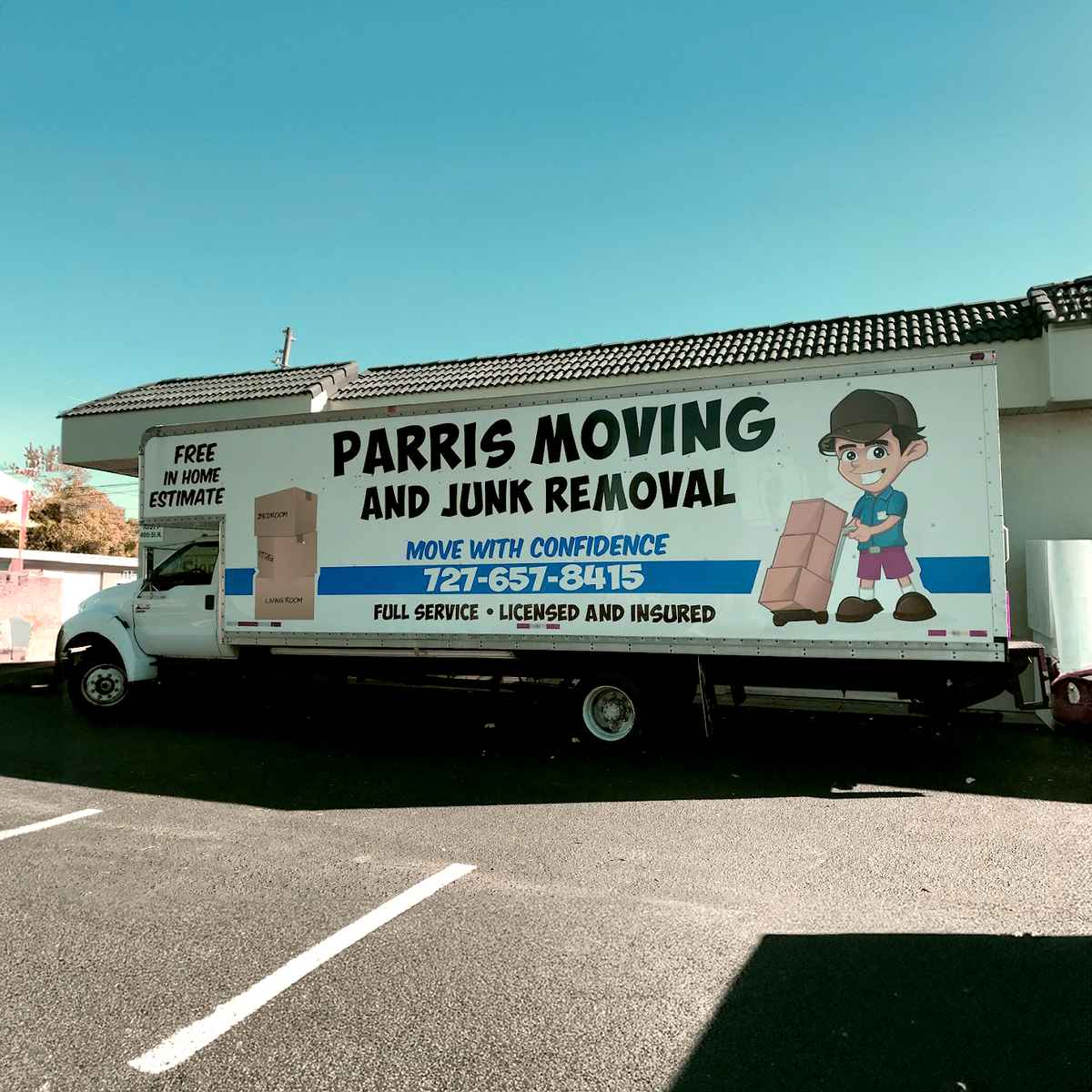 Parris Moving and Junk Removal logo