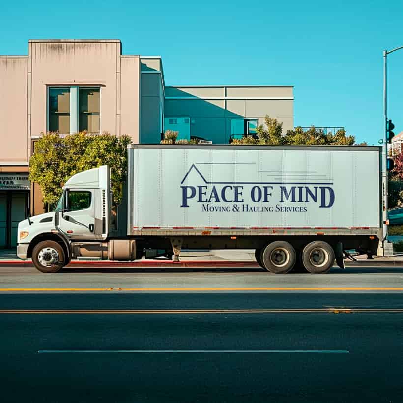 Peace Of Mind Moving And Hauling Services  logo