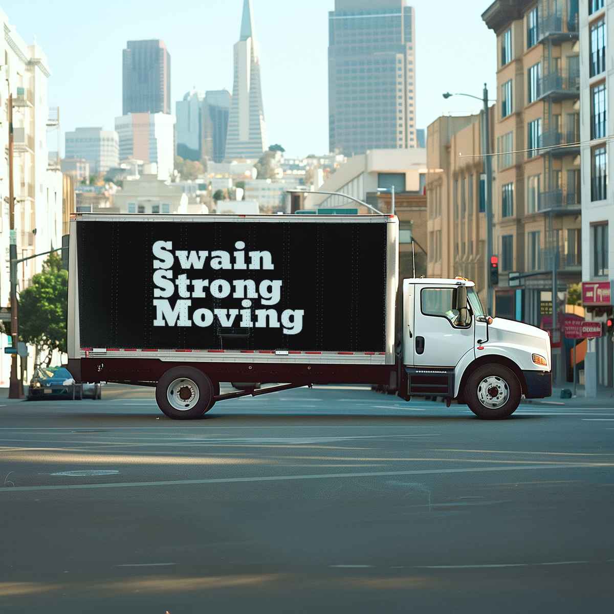 Swain Strong Moving logo