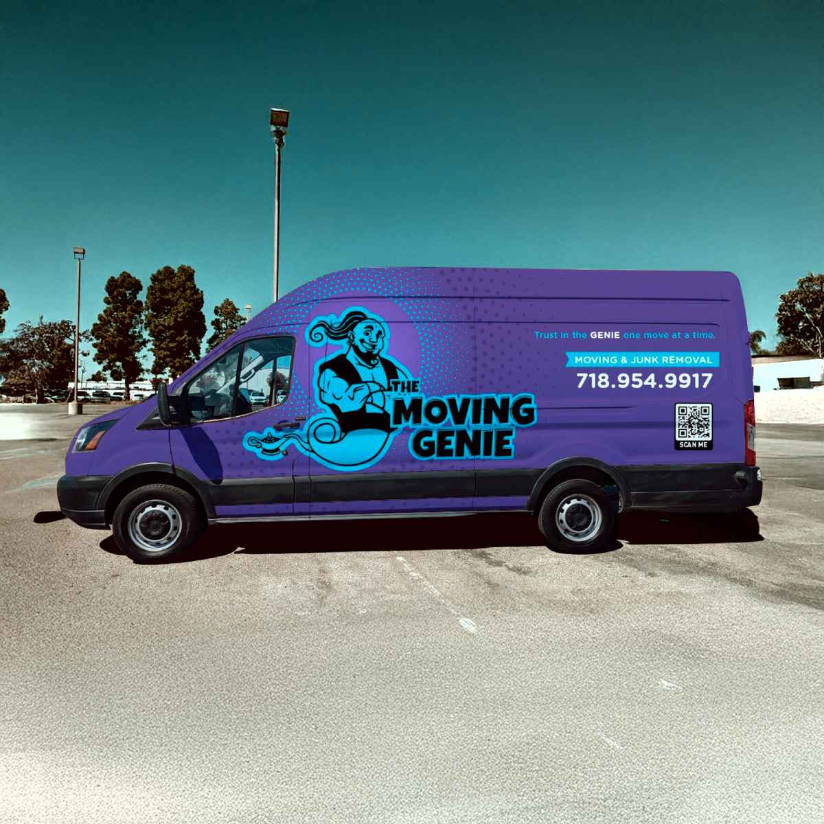 The Moving Genie logo